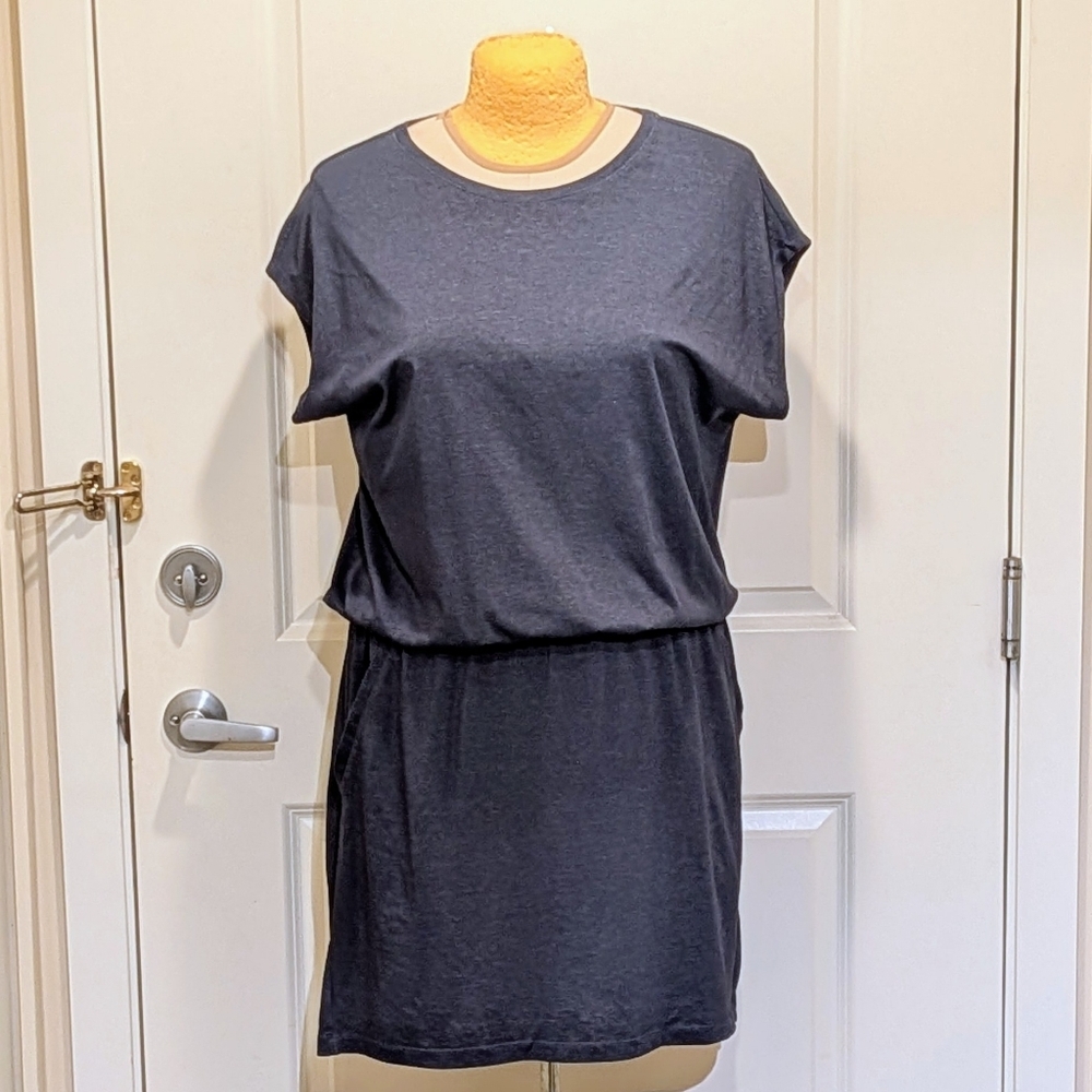 EUC Arc'teryx XL Ardena Grey Cotton Dress with Drop Waist